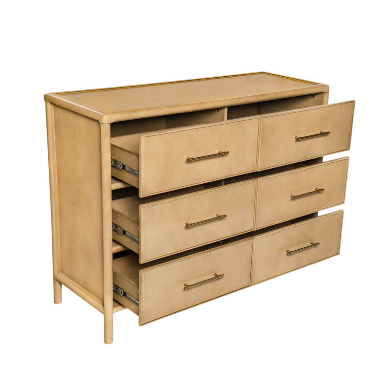 Armoire de rangement Calden Modern Glam Acacia, Naturel