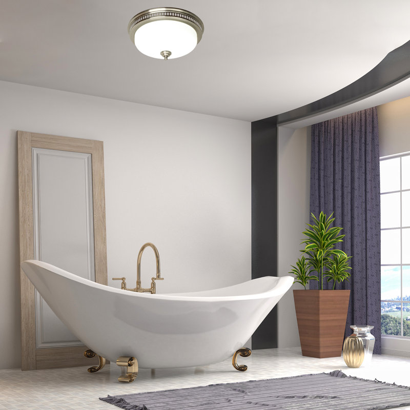 110 CFM Bathroom Fan, Brushed Nickel