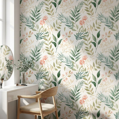 Murale moderne amovible Shades Of Green