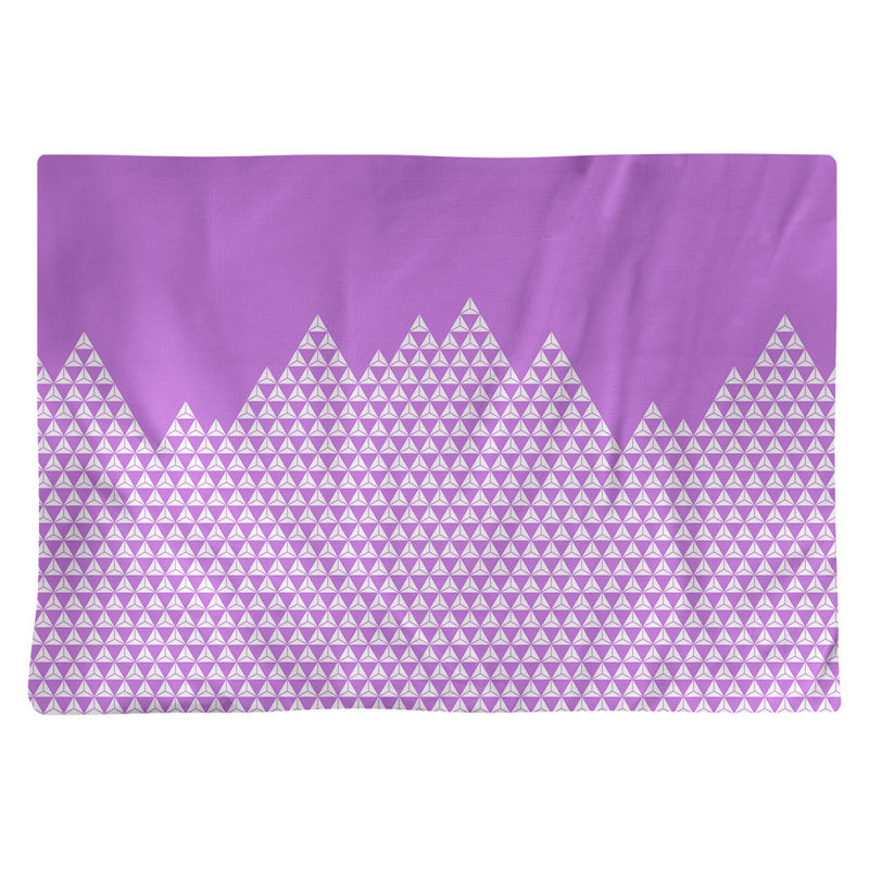 Napperon en coton 18 po Mountain, Violet