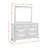 Dresser And Mirror Set-101121281