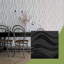 Panneau mural décoratif 3D EnduraWall ondulé l 19 5/8 po x H 19 5/8 po, galaxie métallique texturée (couvre 2,67 pieds carrés)-123532628