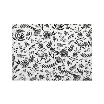 Ensemble de 4 napperons en cuir Vegan