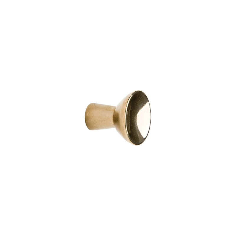 Brut Bronze Round Knob, Silicon Bronze Light