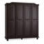 Armoire penderie 100% bois massif 4 portes Kyle-74875931