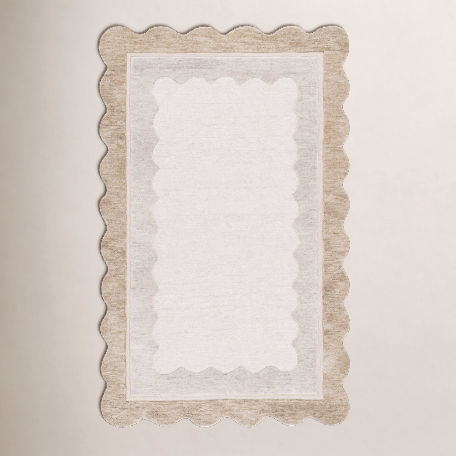 Hand-Tufted Wool Striped Outdoor Rug, Rectangle 5' x 8'