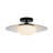 Cruz Glass LED Semi Flush Mount
