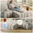 Boneless 108.5" Chenille Sectional Compression Sofa 2 Piece Boneless Modular Deep Seat Cloud Couch With Tufted Design & Chaise Set, No Assembly Required-1755454767