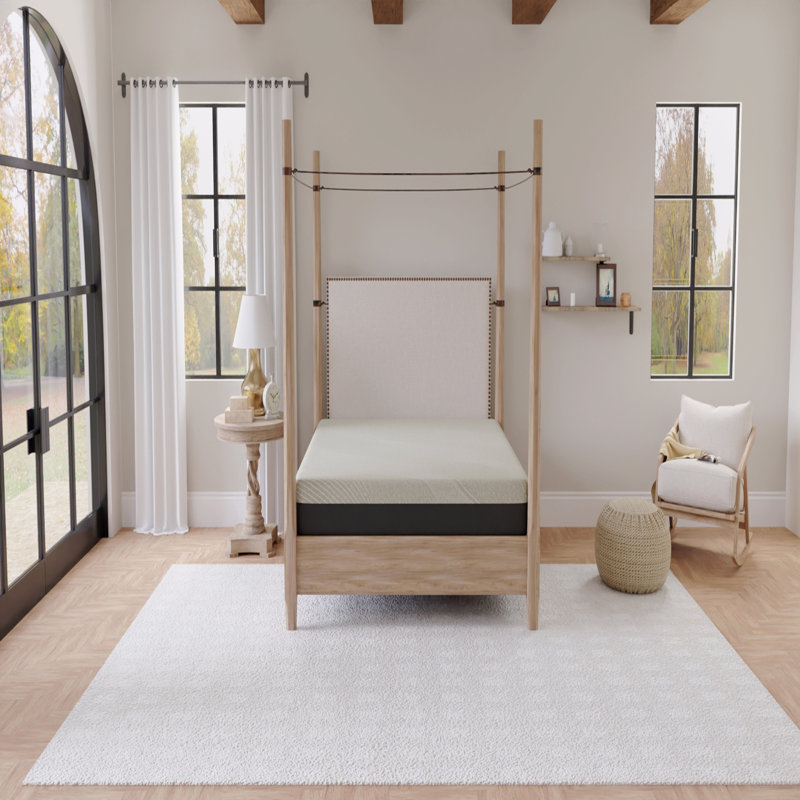 Matelas en mousse viscoélastique gélifiée 8 po, Lit simple, 8"