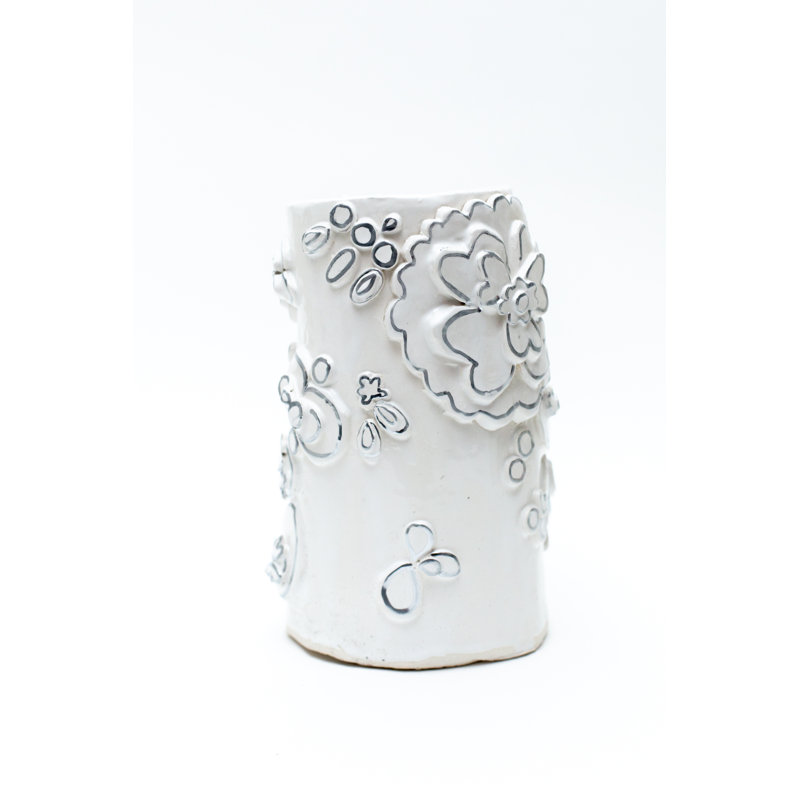 Vase de table en céramique 10 po Hilma