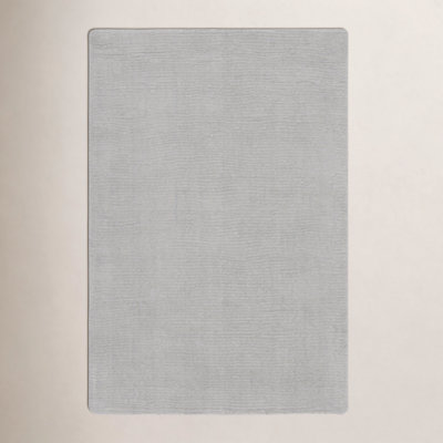 Crowe Gray Hand-Loomed Wool Rug