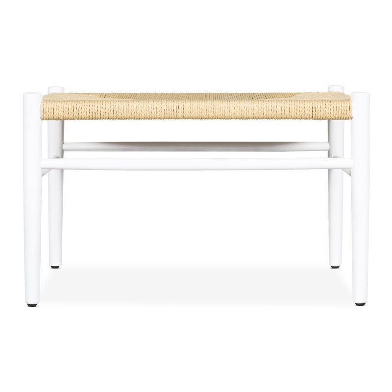 Tabouret de coiffeuse Dayton, Blanc