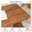 Kempst 3 - Piece Living Room Table Set, Rustic Brown Coffee Table Set of 3, Modern Rectangular Coffee Table with Storage Shelf & 2 Matching End Tables with Drawer-76155705