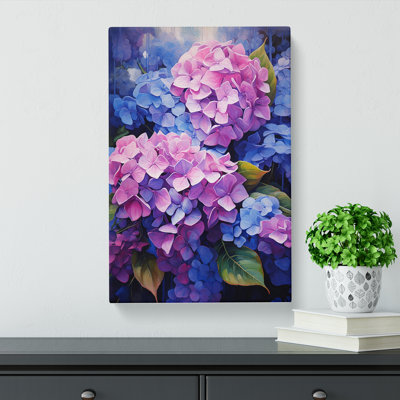 Hydrangea Informel No.2 - Wrapped Canvas