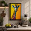 Pop Art Giraffe Modern 1 Piece Wrapped Canvas Wall Art-136728055-136728056