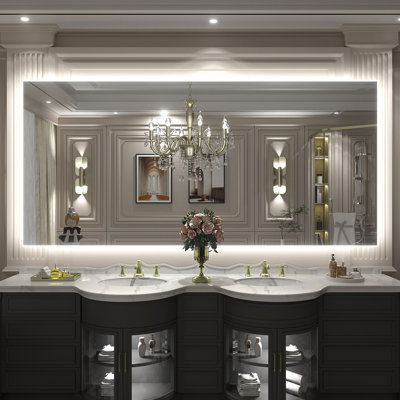 UL Certified LED Anti-Fog Tempered Glass Bathroom/Vanity Mirror - Basics by Wayfair™