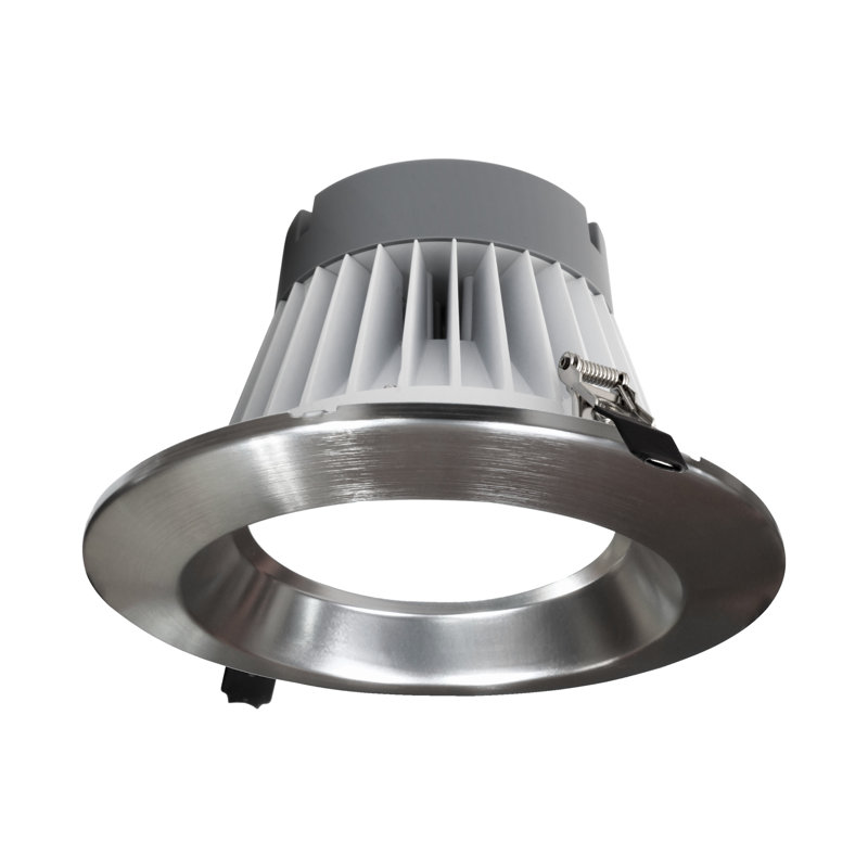 Ensemble d'éclairage encastré 8 "Ultra Slim, Nickel