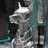Resin Electroplating Process Abstract sculpture on the floor