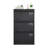 Filing Cabinet Lateral File Cabinet 3 Drawer, Blcak Locking Metal File Cabinets Three Drawer, Office Filing Cabinet With Lock Drawers For Home Office/Legal/Letter/A4/F4-121226211