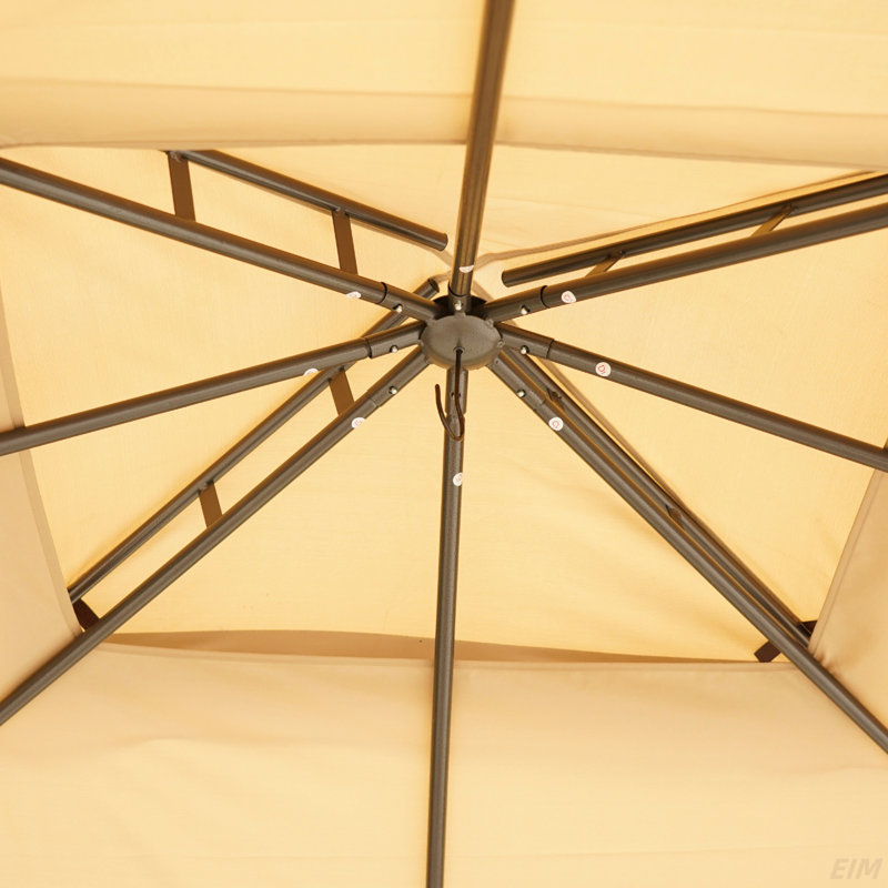 10' X 12' Outdoor Gazebo With Netting And Curtains, Patio Gazebo Canopy With 2-Tier Soft Top Roof And Steel Frame For Lawn, Garden, Backyard And Deck (Canopy)