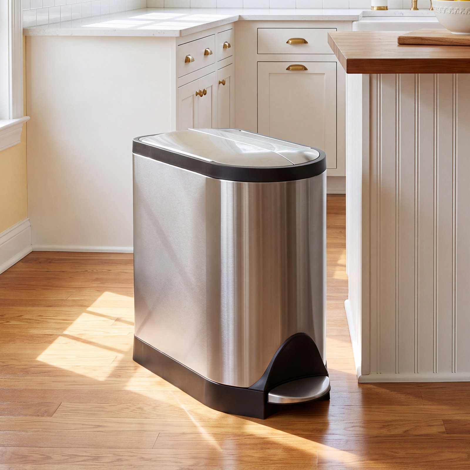 simplehuman 2.6gal Butterfly Step-On Can