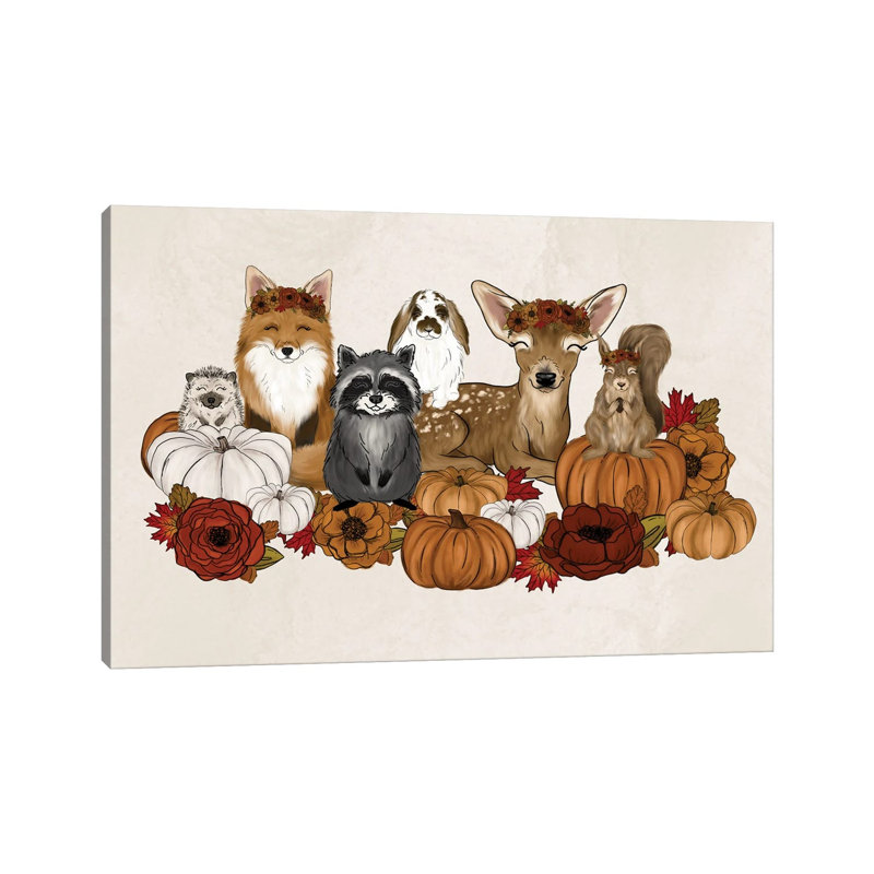 Fall Babies by Katie Bryant - Wrapped Canvas Gallery-Wrapped Canvas Giclée, 66.04 cm H x 45.72 cm W x 3.175 cm D