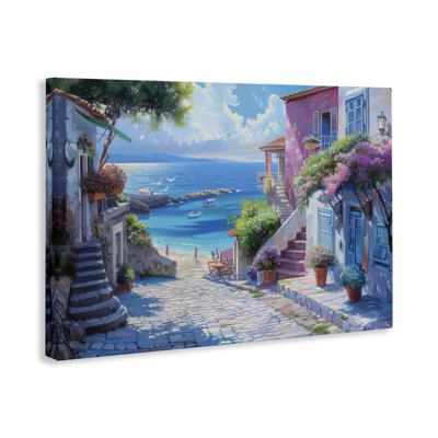 Toile pavée bord de mer, design par LSR Design Studio