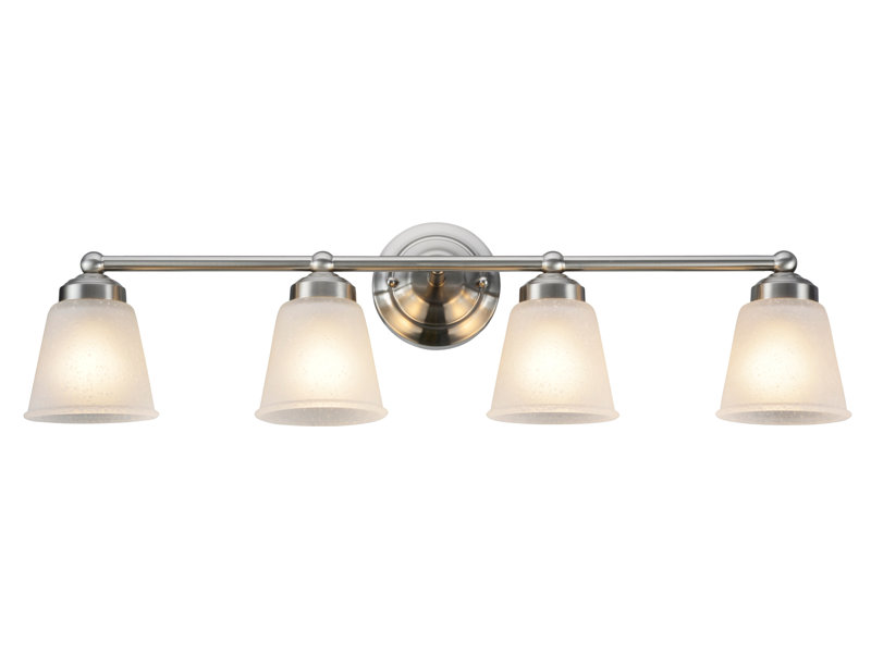 Warrington 4 - Light Vanity Light, Satin Nickel