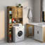 Armoire de rangement au-dessus de la toilette avec 2 portes de grange Farmhouse-755755775
