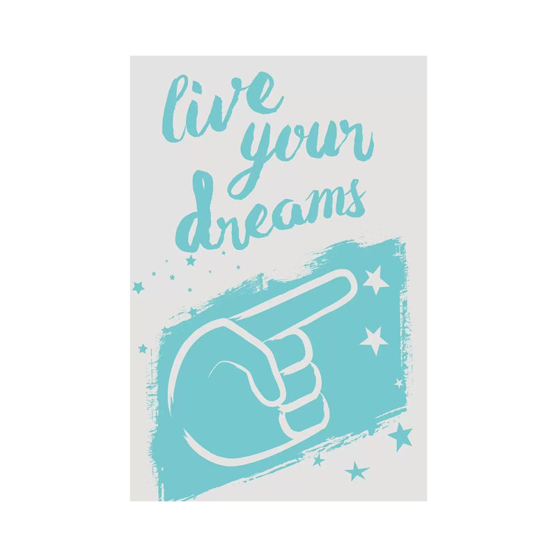 Live Your Dreams by 33 Broken Bones - Wrapped Canvas Gallery-Wrapped Canvas Giclée, 66.04 cm H x 45.72 cm W x 1.91 cm D
