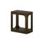 Table d'appoint rectangulaire arrondie avec tablette Zulai-97774259
