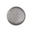 Table basse ronde 32 pouces, style campagne moderne, aluminium martelé à la main, finition argentée