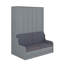 Grand lit escamotable avec coussin-653909393