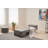 Stylish 1-Seat Sofa Bed, Grey Linen Upholstery, 45.7 x 32.7 x 36.6 inches | Durable Timber Frame, Easy Clean Fabric, Comfortable 12 cm Foam Cushioning | Perfect for Small Spaces & Guest Rooms-1168420970