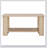 Rectangular Coffee Table with Glass Table Topand Shelf