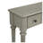 TREXM Retro Console Table with Four Drawers and Slim Profile, Gray Wash Finish