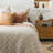 Diamond Stitch Quilted Bedspread-118929438
