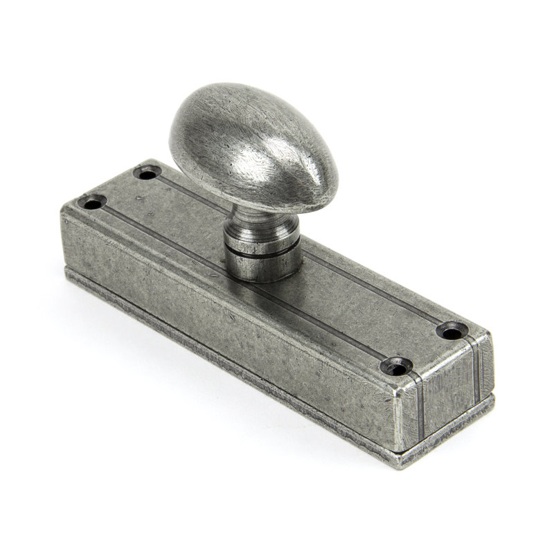 Cremone Pewter Knob for Bolt, Pewter Patina