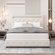 Atrayu Upholstered LED Platform Bed with 4 Storage Drawers