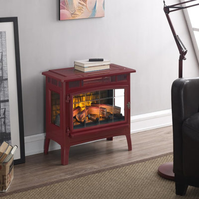 duraflame Freestanding Electric Fireplace Stove Heater with 3D Flame Effect for 1,000 Sq. Ft. Cinnamon