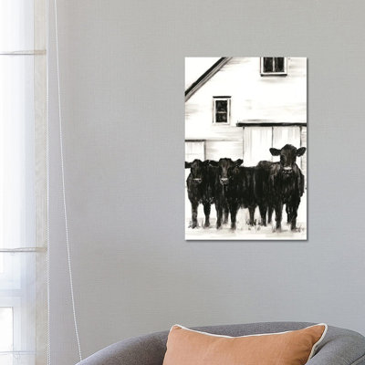 Standing around I 1 Piece Wrapped Canvas Painting