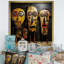 Tribal masque africain II - Masque africain, art mural-689132087-689132225