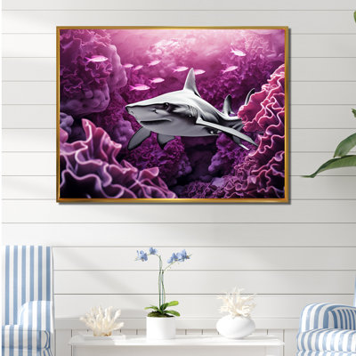 " Hammerhead Purple Sharks I "