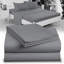 Ensemble de draps 100% microfibre double brossé - très doux et infroissable - poches profondes de 15 po - idéal pour les dortoirs, les hôpitaux et les lits séparés - ensemble de 3 pièces-115291470-115291503