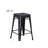 Backless Metal Indoor-Outdoor Stool w/Square Seat-1469117998-1423602770-1442593251