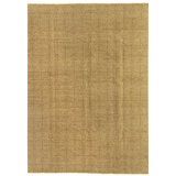 Metro Wool Damask Area Rug in Beige/Dark Brown
