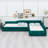  Wooden Daybed With Trundle and Drawer-1606682443