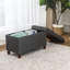 Banc de rangement avec repose-pieds 29 pouces-294609928