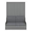 Grand lit escamotable avec coussin-1293820333