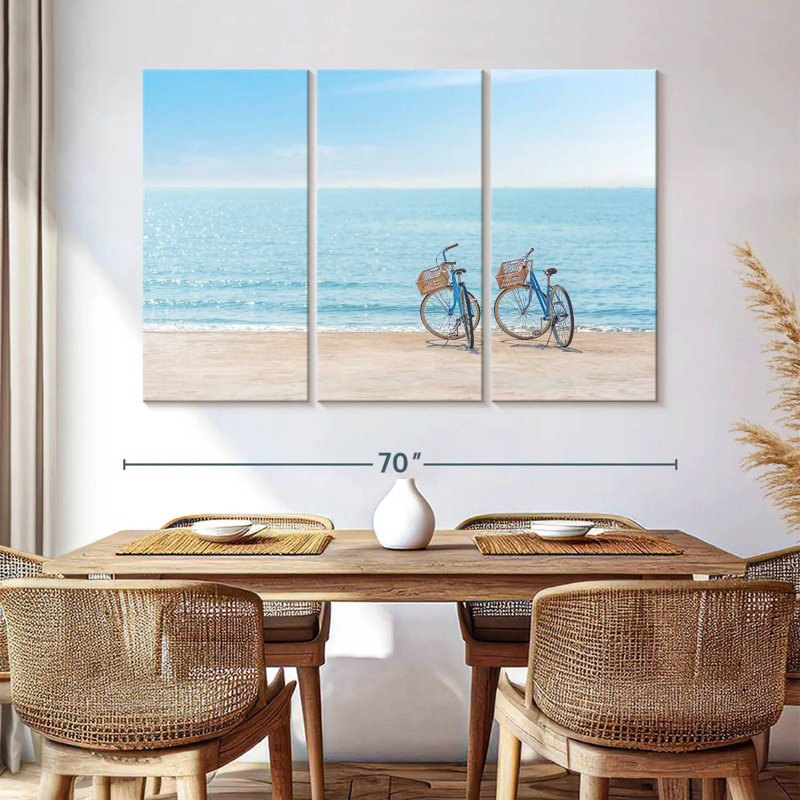Mehar Beachside Bicycles, 42" H x 65" W